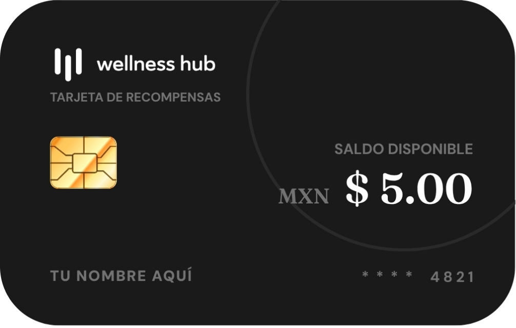 Tarjeta de Recompensas Wellness Hub